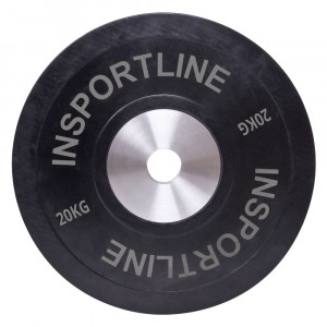 Rubber Weight Plate inSPORTline Bumper Plate 20 kg