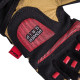 Leather Fitness Gloves inSPORTline Trituro - Black-Yellow