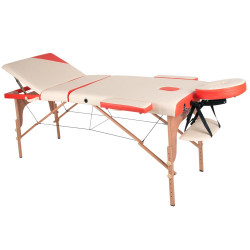 Massage Table inSPORTline Japane 3-pieces wooden