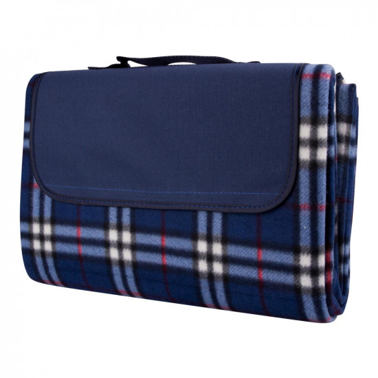 Picnic Blanket inSPORTline 130 x 180cm, Chequered Blue