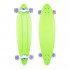 Plastic Longboard WORKER Pike 36ʺ W/ Light Up Wheels, Green