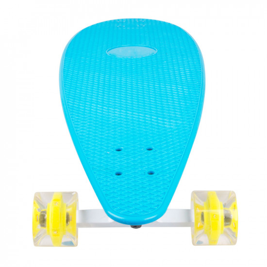 Plastic Longboard WORKER Pike 36ʺ W/ Light Up Wheels, Green