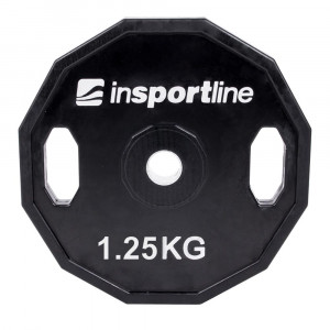Rubber Coated Weight Plate inSPORTline Ruberton 1.25kg