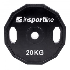 Rubber Coated Weight Plate inSPORTline Ruberton 20kg