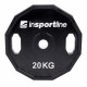 Rubber Coated Weight Plate inSPORTline Ruberton 20kg