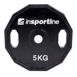 Rubber Coated Weight Plate inSPORTline Ruberton 5kg