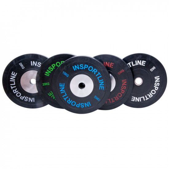 Rubber Weight Plate inSPORTline Bumper Plate 20 kg