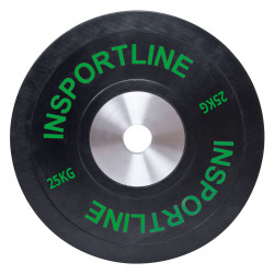 Rubber Weight Plate inSPORTline Bumper Plate 25 kg