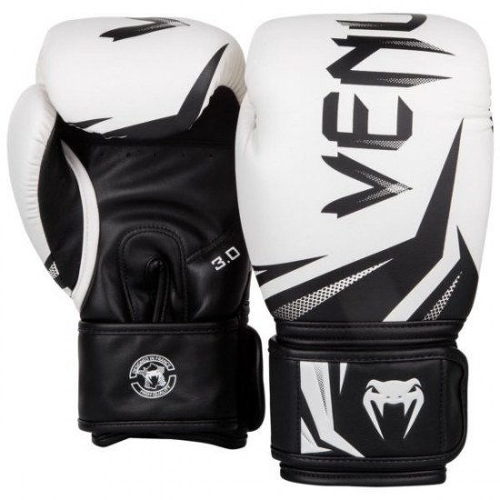 Boxing gloves VENUM Chalellenger 3 White black Boxing gloves VENUM Chalellenger 3 White black