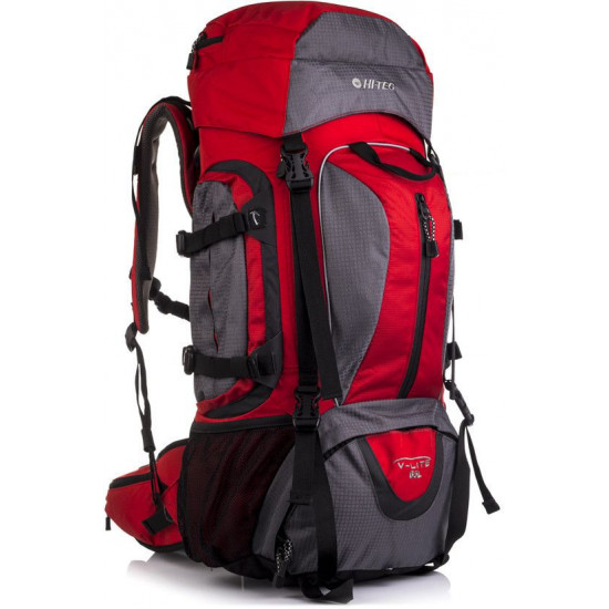 Backpack HI-TEC Aimar 65l, Red/Dark grey