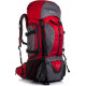 Backpack HI-TEC Aimar 65l, Red/Dark grey