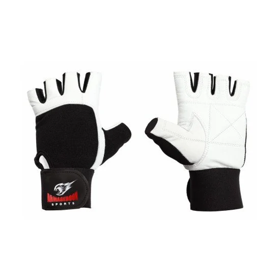 Fitness wrist gloves ARMAGEDDON SPORTS, White Fitness wrist gloves ARMAGEDDON SPORTS, White