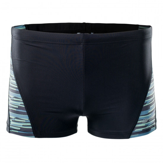 Men swimming boxer AQUAWAVE Tahoi, Black / Modern print