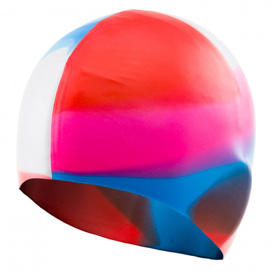 Swimming cap MARTES Multicap, Pink/White/Blue