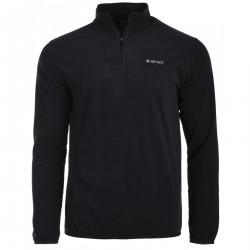 Mens fleece shirt HI-TEC Damer, Black