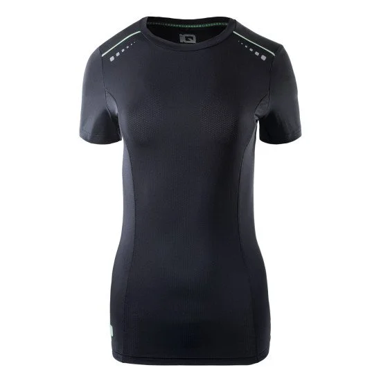 Womens T-Shirt IQ Raika Wmns, Black/Green Womens T-Shirt IQ Raika Wmns, Black/Green