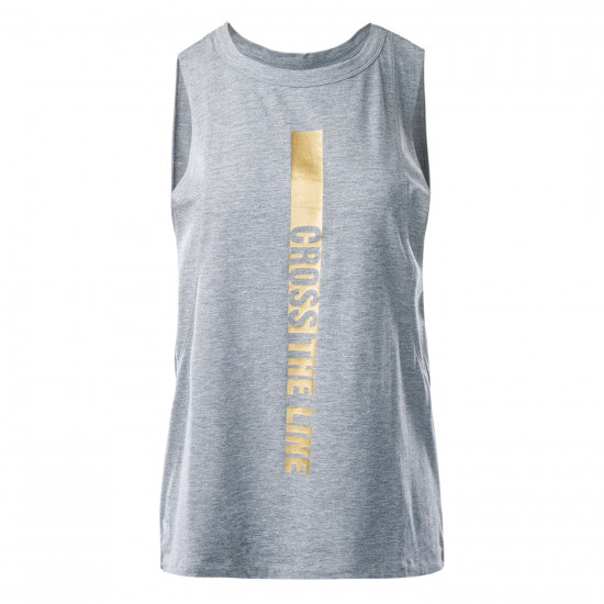 Womens sleeveless T-Shirt IQ Itria Wmns grey melange