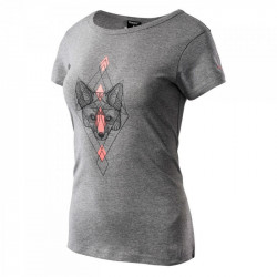 Womens T-shirt HI-TEC Lady Clori, Gray