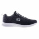 Womens sneakers IQ Monga, Black/Dark grey