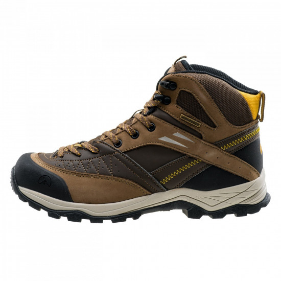 Mens outdoor boots ELBRUS Delen Mid WP, Brown Mens outdoor boots ELBRUS Delen Mid WP, Brown