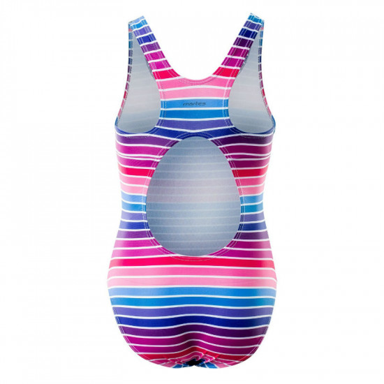 Juniors One piece swimsuit MARTES Nossie JR Colourful stripes