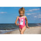 Kids One piece swimsuit AQUAWAVE Gatita Kids, Bubble