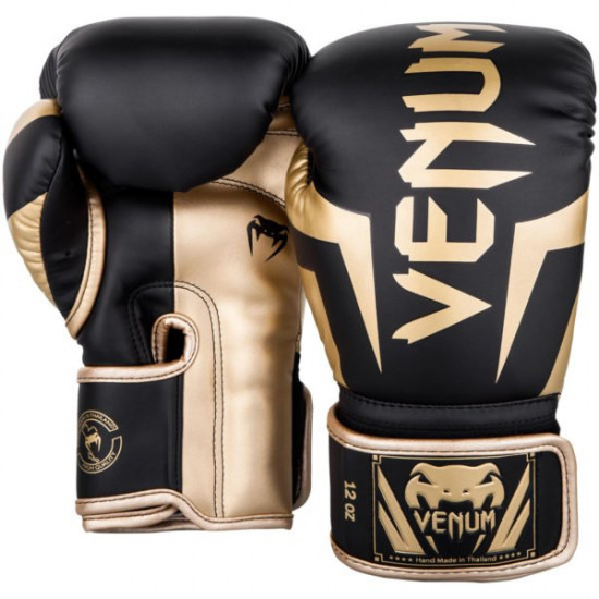 Boxing gloves  VENUM ELITE Black gold