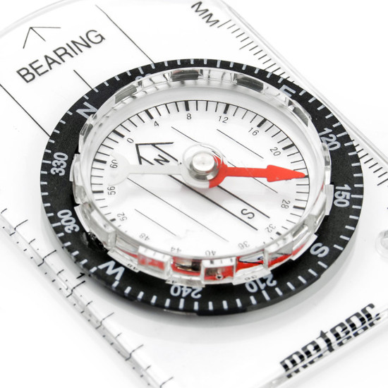 Small compass with ruler METEOR