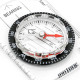 Small compass with ruler METEOR