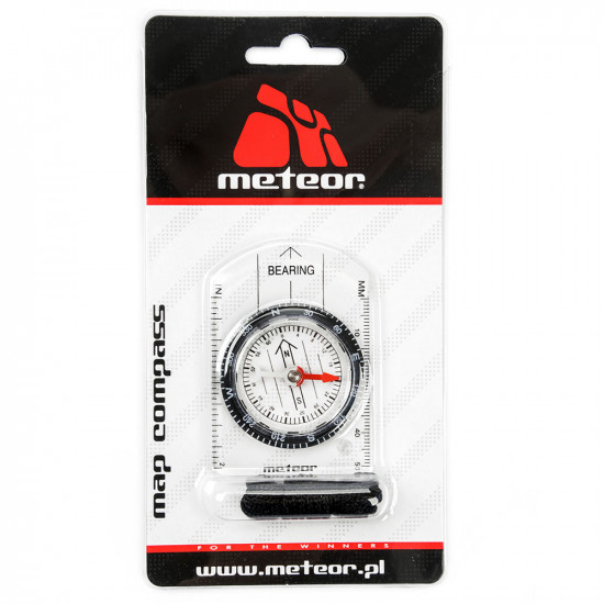 Small compass with ruler METEOR