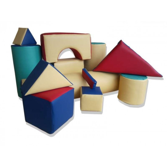 Soft module for active play - isosceles triangle 400 x 200 mm