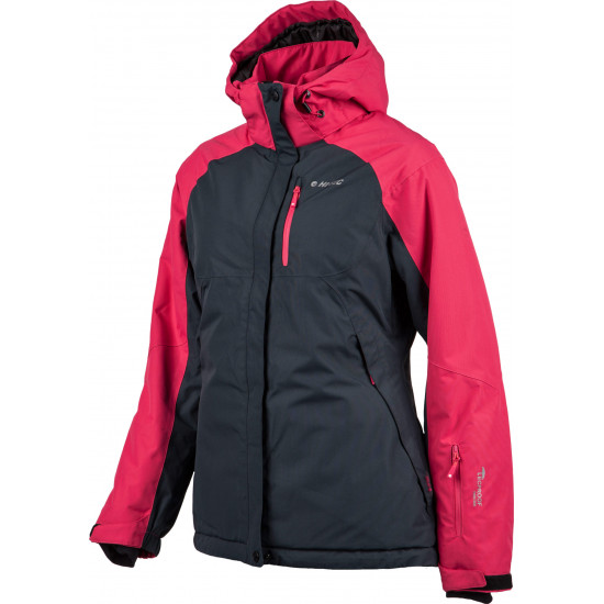 Winter sports jacket HI-TEC Lady Gigi, Gray/Rose red