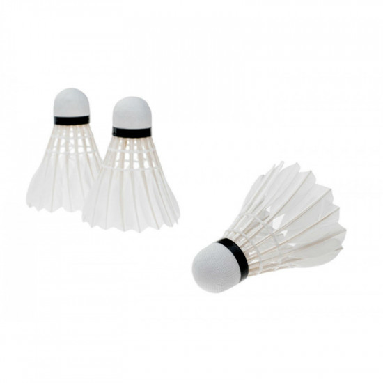 Badminton shuttlecocks HI-TEC Flaya, White