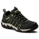 Mens low profile hiking boots HI-TEC Pakomo, Black/Lime