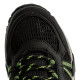 Mens low profile hiking boots HI-TEC Pakomo, Black/Lime