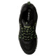 Mens low profile hiking boots HI-TEC Pakomo, Black/Lime