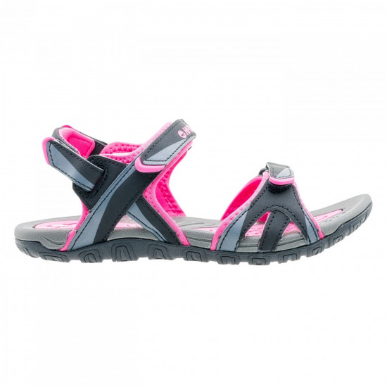 Womens hiking sandals HI-TEC Aline Wo s, Dk Grey/Fuchsia