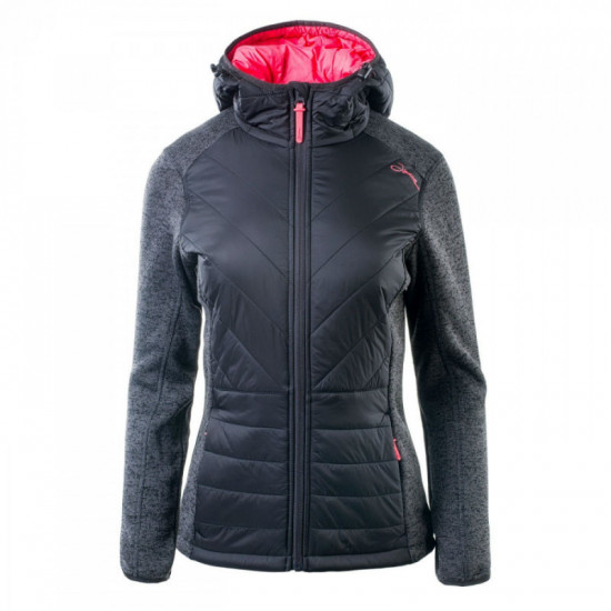 Womens jacket IGUANA Pavo W, Black melange