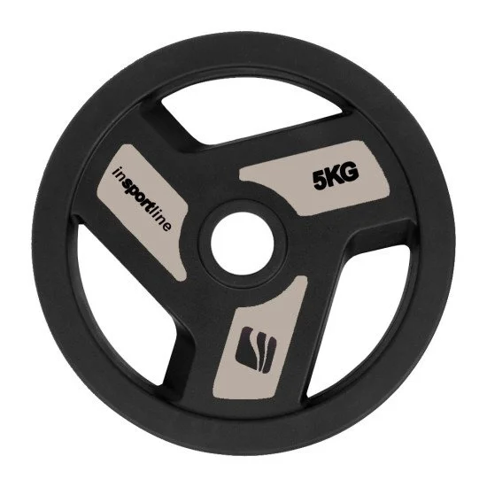 Rubber-Coated Weight Plate inSPORTline Herk 5 kg Rubber-Coated Weight Plate inSPORTline Herk 5 kg