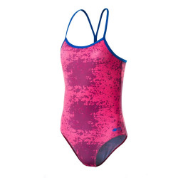 Juniors one piece swimsuit AQUAWAVE Jeana Jr, Red print