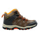 Juniors outdoor shoes HI-TEC Kaori Mid WP Jr, Brown/Orange