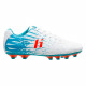 Soccer shoes HUARI Patrck teens FG, White/Turquoise/Orange