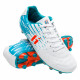 Soccer shoes HUARI Patrck teens FG, White/Turquoise/Orange