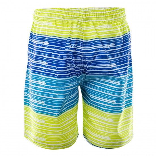 Juniors Swimming shorts AQUAWAVE Barcode Jr, White/Navy/lime