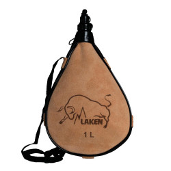 Leather canteen LAKEN Straight Form 1 l
