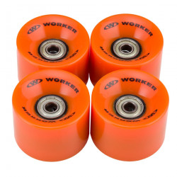 Wheels for longboard with bearings WORKER 60 x 45 mm