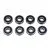 Bearings for roller WORKER ABEC 7, Black