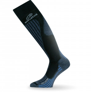 Ski socks LASTING SWH, Gray/Blue