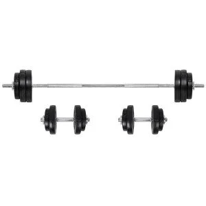 Loading Barbell & Dumbbell Set inSPORTline BS08 3-50kg Loading Barbell & Dumbbell Set inSPORTline BS08 3-50kg