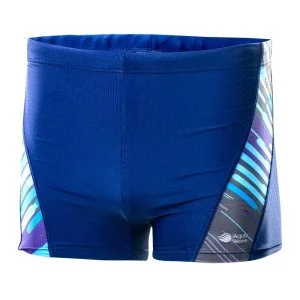 Men's swimsuit boxer AQUAWAVE Frome, Medieval Blue / Stripe Print Men's swimsuit boxer AQUAWAVE Frome, Medieval Blue / Stripe Print